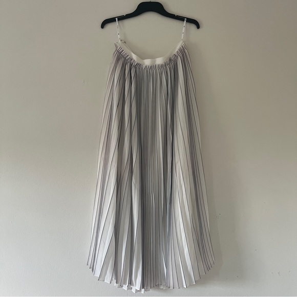🛑 SOLD 🛑 AJE Femme Pleated MIDI Skirt Ivory/Black • Size 12 • RRP $425 BNWT - Picture 3 of 13